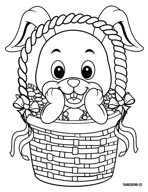 easy coloring pages  easter