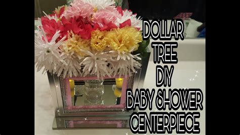 dollar tree diybaby shower centerpiece youtube