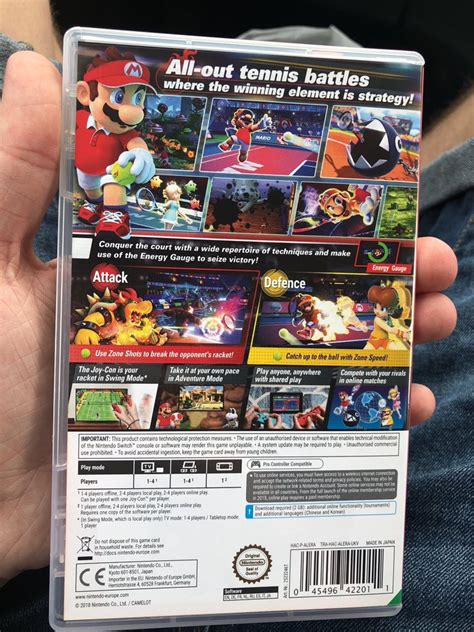 Mario Tennis Aces Requires An Extra 2gb Download