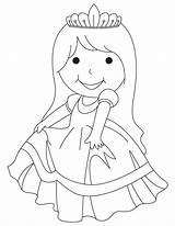 Frock Coloring Pages Beautiful Kids Colouring Girl Drawings Sheets Clothes sketch template