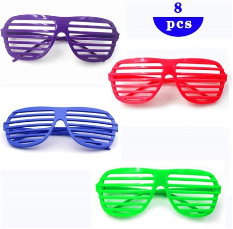 party shutter shading glasses，neon color shutter glasses