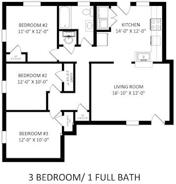 cottonwood floorplan  bed  bath forest pointe apartments