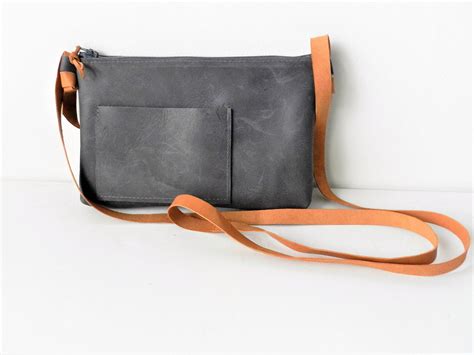 leather bag small leather bag leather womens bag leather handbag grey leather bag leather