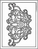 Celtic Designs Symbols Coloring Pages Color Irish Colorwithfuzzy Scottish Gaelic sketch template