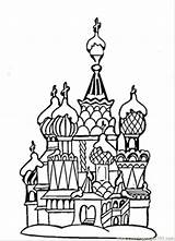 Coloring Moscow Designlooter sketch template