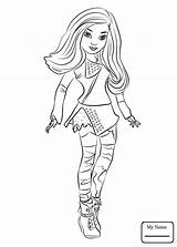 Descendants Uma Coloring Pages Printable Getcolorings Color sketch template