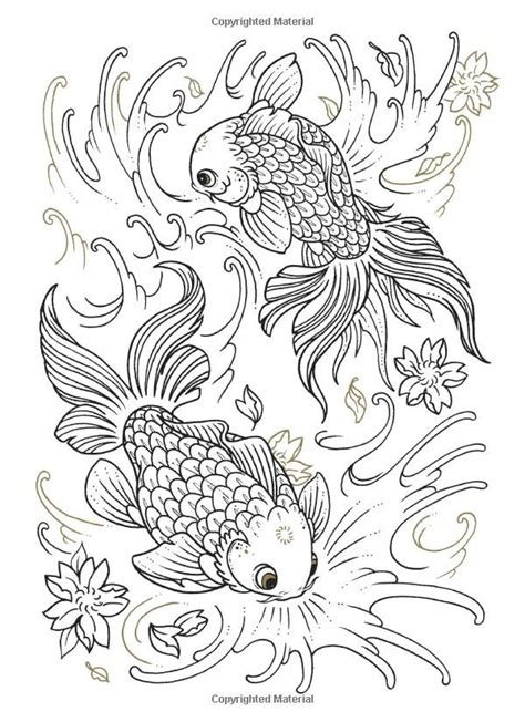 koi fish coloring pages  adults coloring pages jeffersonclan