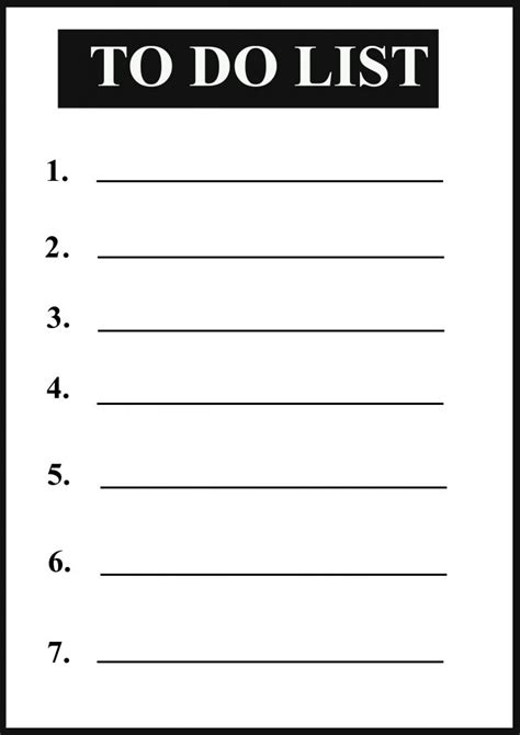 daily task list  form templates