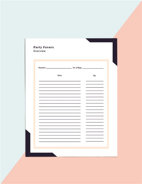 printable event planner template   word  apple