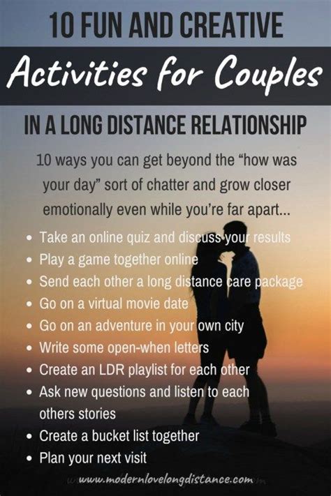 10 fun long distance relationship activities for couples long