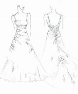 Coloring Wedding Pages Dress Dresses Getdrawings Popular Getcolorings Printable Pag sketch template
