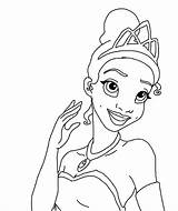 Tiana Getdrawings Coloringhome Coloringfolder sketch template