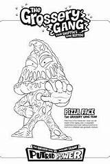 Gang Grossery Pizza Putrid sketch template