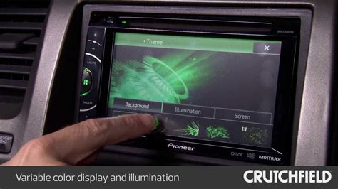 pioneer avh xdvd display  controls demo crutchfield video