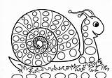 Escargot Coloriage Maternelle Imprimer Gommette Gommettes sketch template
