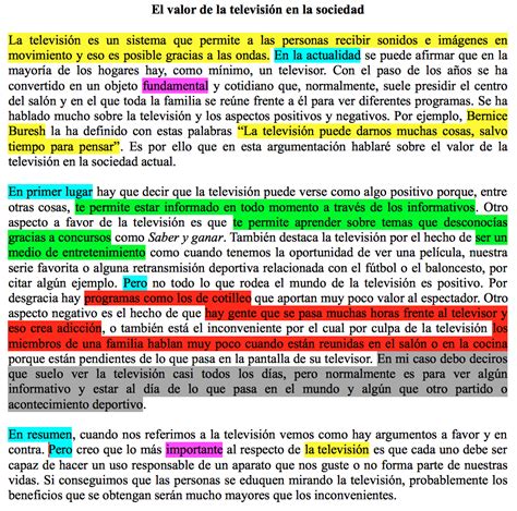 2 4 2 CÓmo Redactar Un Texto Argumentativo Prueba De Lengua 2015 – Artofit