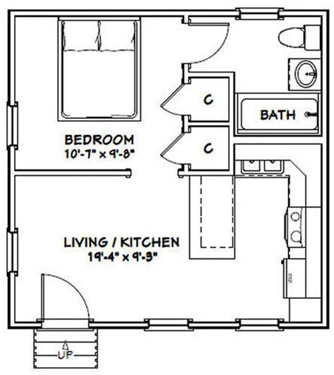 Guest House Plans Small House Floor Plans Cabin Floor Plans 1