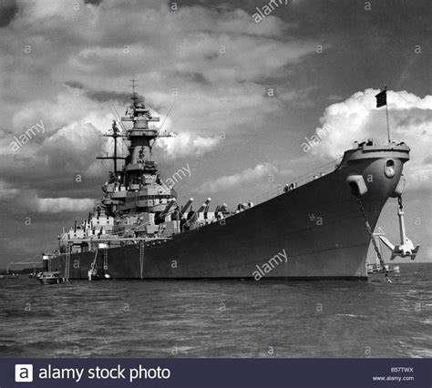 The Iowa Class Battleship Uss Wisconsin Which Served In