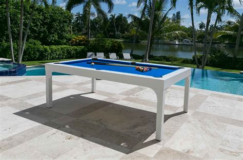 balcony outdoor pool table elite home gamerooms