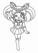Coloring Sailor Moon Pages Anime Drawing Kids Mini Printable Cartoon Cute Color Drawings Girls Getdrawings Sheets Sailormoon 4kids Book Manga sketch template