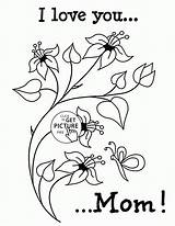 Coloring Pages Mom Mothers Flowers Colouring Printable Mommy Sheets Mother Birthday Happy Cute Kids Popular Print Printables Choose Board Bacheca sketch template