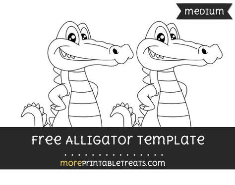 alligator template medium templates alligator medium