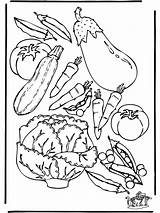 Vegatables Coloring Pages Vegetable Fruits Advertisement sketch template