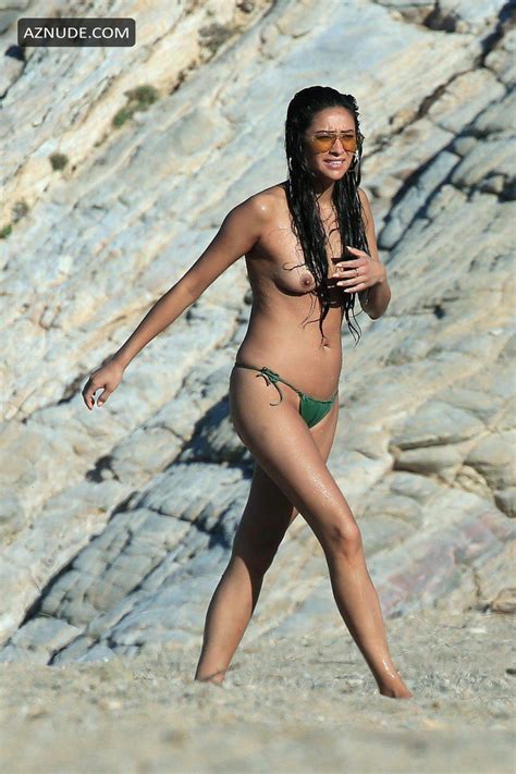 Shay Mitchell Sexy And Topless Photos Spotted On The Beach In Mykonos