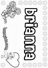 Coloring Pages Name Miranda Sings Sheets Brianna Girls Color Popular Template sketch template