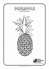 Pineapple Cool sketch template