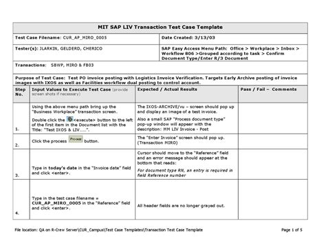sap unit testing sample template  saif rahman issuu