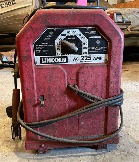 lincoln ac  amp arc welder sherwood auctions