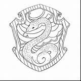 Slytherin Crest Potter Harry Coloring Hogwarts Pages Houses Gryffindor Lego House Castle Drawing Colour Quidditch Hedwig Dragon Voldemort Print Ravenclaw sketch template
