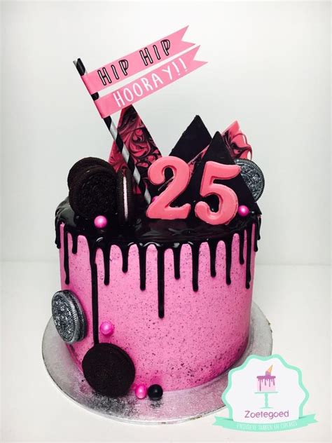 25 birthday pink drip cake drip cakes cake 25th birthday cakes