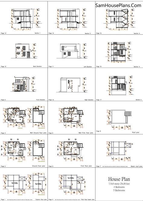 small house plan  meter bedrooms  full plan