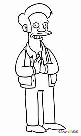Apu Simpsons Draw Webmaster автором обновлено July Drawdoo sketch template