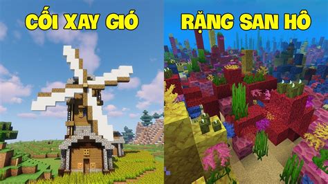 minecraft sinh tỒn 1 13 2 tẬp 16 xÂy cỐi xay giÓ vÀ rẶng san hÔ