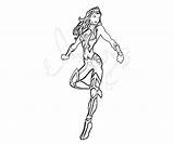 Donna Troy Dc Universe Look Coloring Pages Abilities Printable Yumiko Fujiwara sketch template