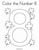 Number Coloring Color Twistynoodle Preschool Pages Twisty Noodle sketch template