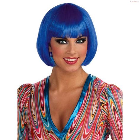 womens blue bob wigblue womens wig blue wig blue bob bob wigs