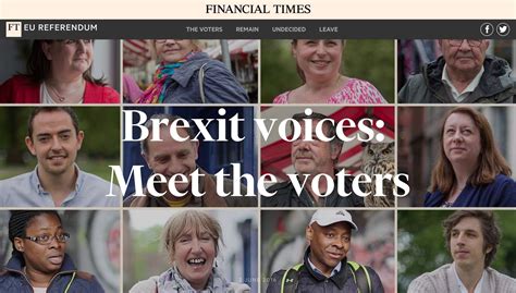 brexit voices meet  voters financial times  voice financial times eu referendum