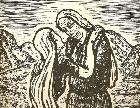 jacob steinhardt woodcut from the book of ruth the jewish