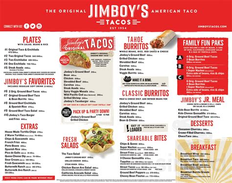 jimboys tacos menu  yuba city california usa