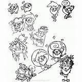Fairly Oddparents Xcolorings Tang Trixie Chang 980px sketch template