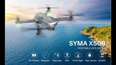 syma  foldable gps drone   uhd camera youtube
