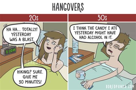21 relatable comics that show the difference between your 20s and your