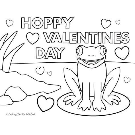 valentines day frog coloring pages xcoloringscom