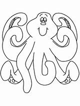 Octopus Coloring Pages Ocean Animals Kids Ws Color Gif Da Print Di Coloringpagebook Advertisement Printable Salvato sketch template