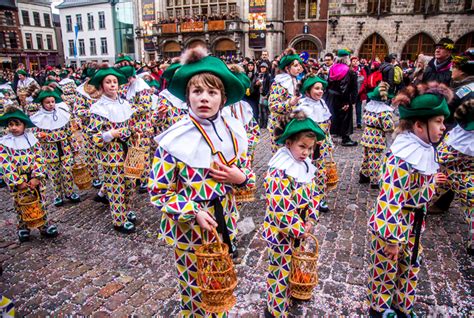 les carnavals belges  les  celebres ou  quand