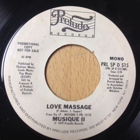 Musique Ii Love Massage 1979 Vinyl Discogs